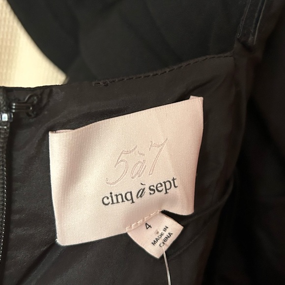 Cinq a Sept Black Ambrose Dress Sz. 4 NWT - Picture 14 of 14